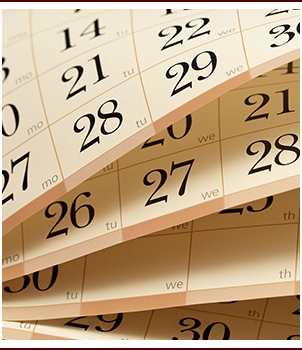 calendar pages